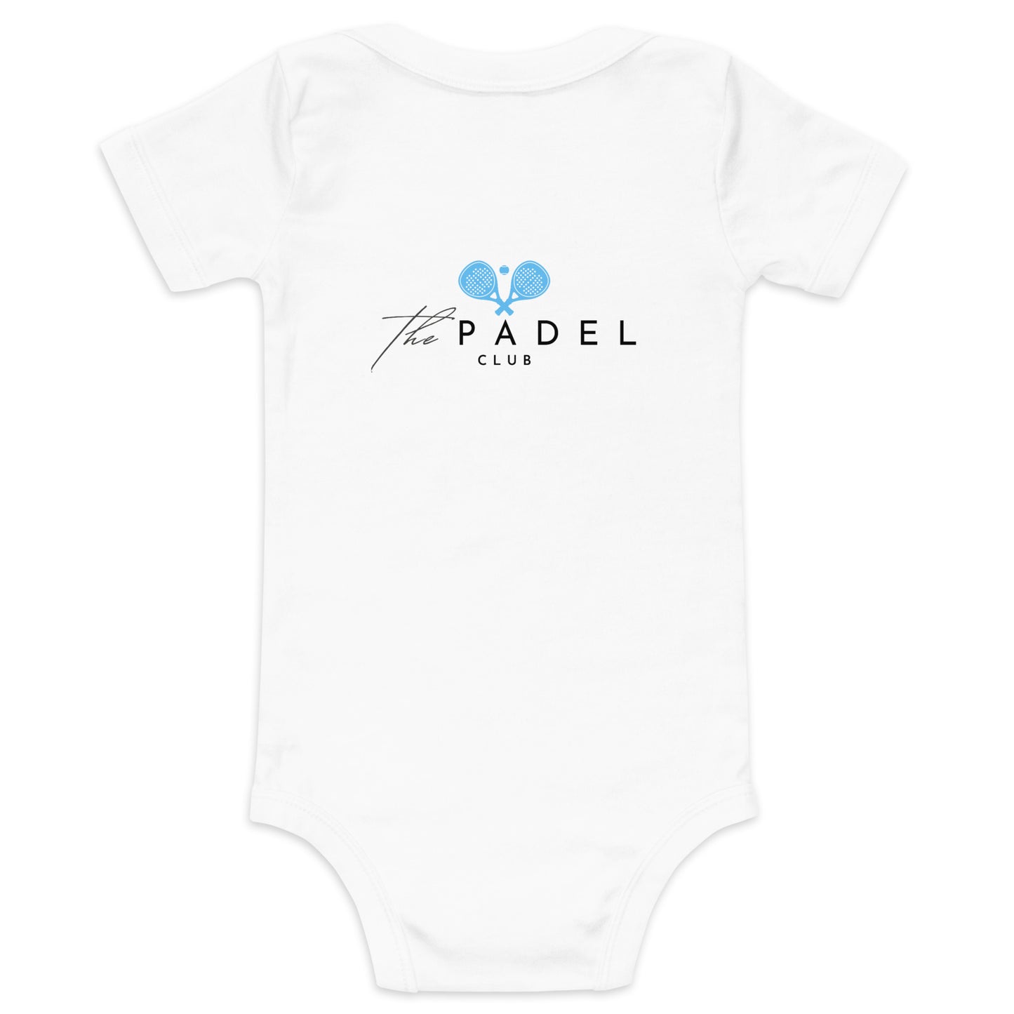 Padel Baby Body Blau Schweizerdeutsch